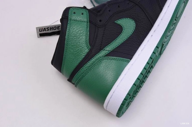 Cheap 555088-030 Jordan Pine 1  Black Retro High Green 0519